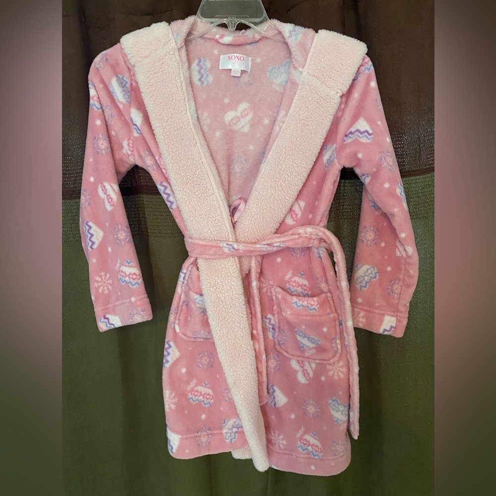 Girls Sz 10/12 Plush Robe by XOXO